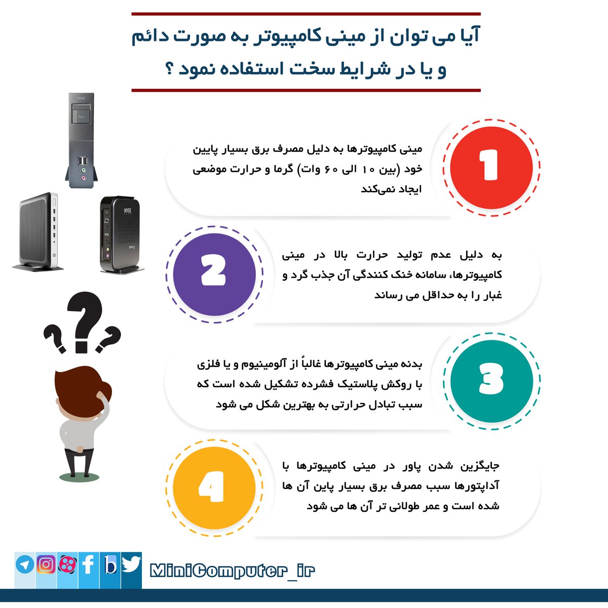 MiniComputer_ir's tweet image. آیا میتوان از مینی کامپیوترها به صورت دائم استفاده کرد ؟