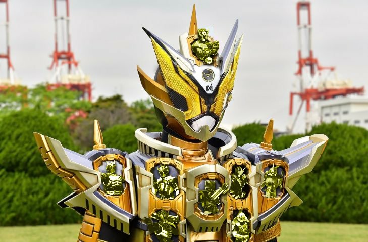 ヤマカケ Skebやっとります 在 Twitter 上 祝え 全ライダーの力を受け継ぎ 過去も未来も守り抜く時の救世主グランドゲイツ誕生の瞬間である めんどくさくて背景とか色とか変えてない 仮面ライダージオウ グランドジオウ クソコラ T Co