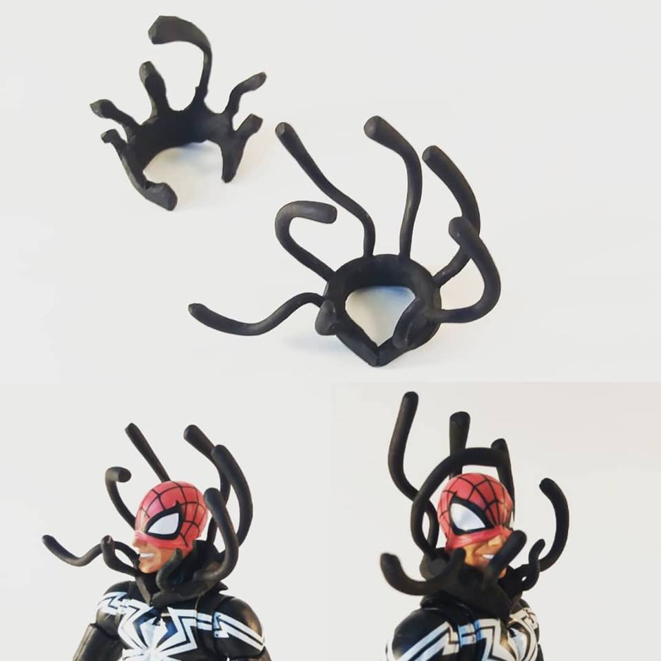 gabestrawson's tweet photo. Neck goop 2.0

#acba #articulatedcomicbookart #custom #spiderman #Symbiote #MarvelLegends #actionfigures #toyphotography https://t.co/OwpCTCBlaV