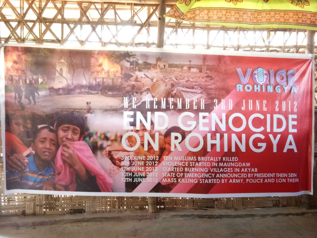 VORohingya's tweet photo. Preparation of #3rdJune - #CommemorationDay at #VOR's Community &amp; Learning Center.

#WeRemember3rdJune
#3rdJune

@RohingyaVision @mdnoorna @crdirohingya @endgenocide @JamilaHanan @Aungaungsittwe @Vpedrosa @PILPG @MaungAbdulKhan @waiwainu @johnquinley3 @AmbiaPerveen https://t.co/uCSFECajtI