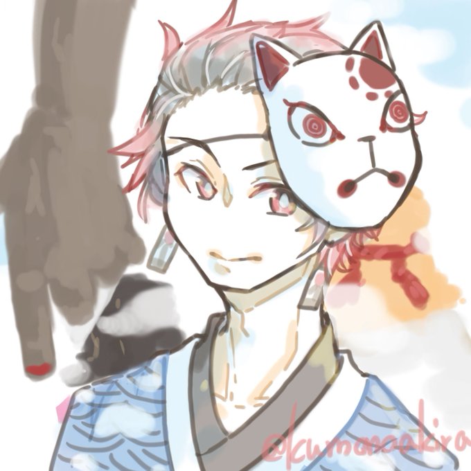 雲野 瑛さんがTwitterに投稿した竈門炭治郎(鬼滅の刃)のイラスト。