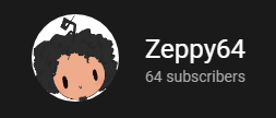 ZeppyVT's tweet photo. HOLY SHIT GUYS! THANK YOU SO MUCH!
Look at that amazing subscribers! #holynumber #bestnumber #n64 #darktheme #goals #youtube
Again thank so much!
https://t.co/W5kQFbQmfY https://t.co/gOAeV5jTBY