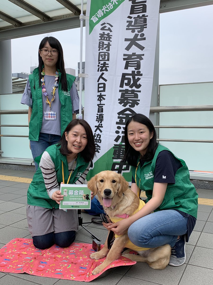 日本盲導犬協会 Pe Twitter 神奈川訓練センターより 本日6 2は新横浜駅前にて盲導犬育成募金活動を行なっております 15時頃まで実施しておりますので お近くの方 ぜひご協力お願い致します 日本盲導犬協会 新横浜駅 募金活動