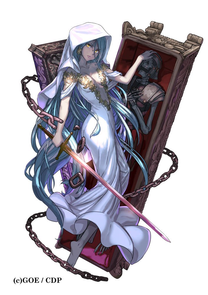 「ちょっと告知が遅くなってしまいましたがクロノマギア新パック「神々の招集者」でもイ」|安達洋介のイラスト