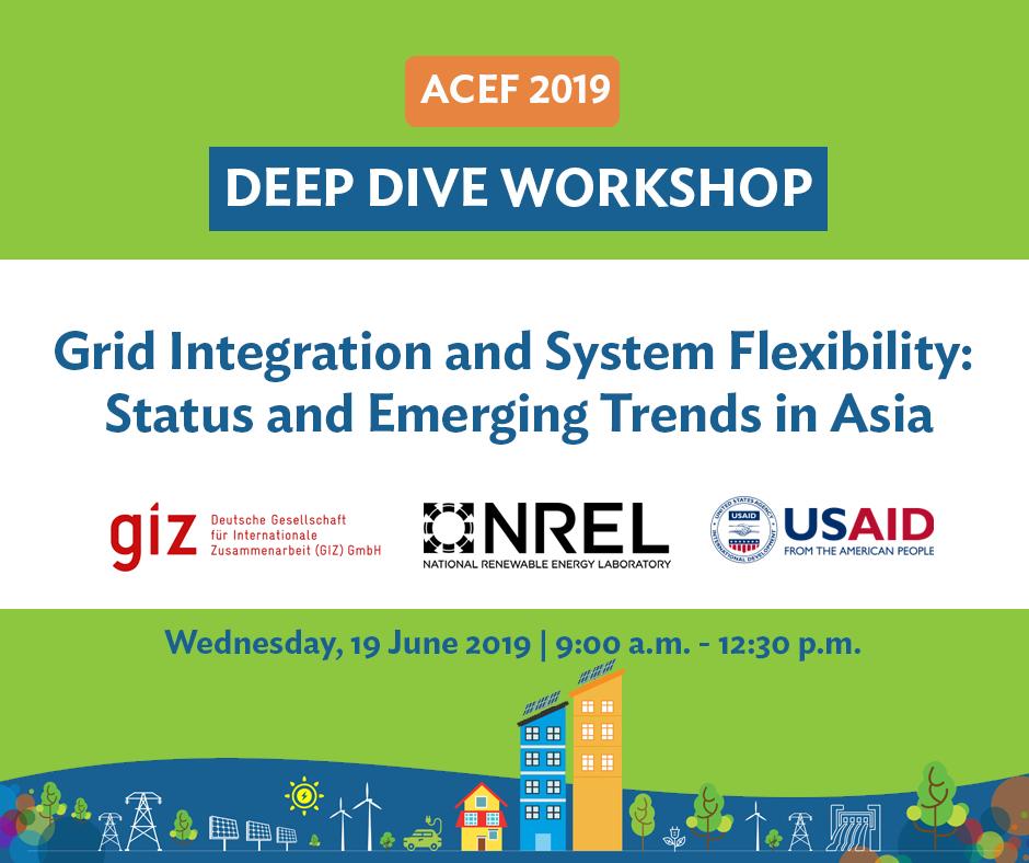 ACEF_Forum's tweet photo. Get ready for deliberations on #gridintegration and #systemflexibility at #ACEF2019 workshop organized by @USAID @giz_gmbh @NREL -https://t.co/qFSkoSJMda https://t.co/mPa7Tk7nLK