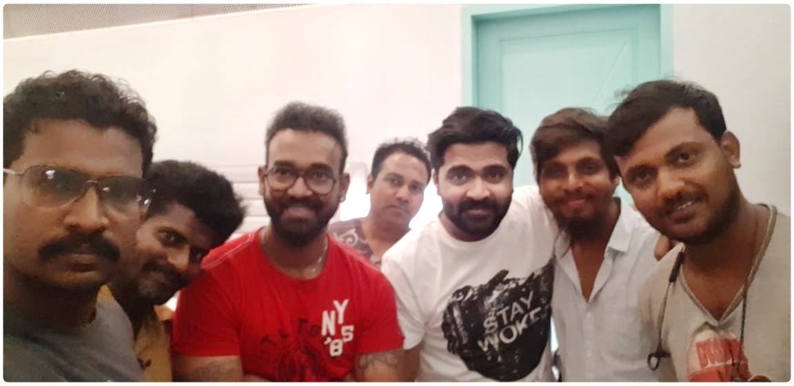 Hemakumar_STR's tweet photo. #STR And #MAHA  team @MathiyalaganV9 @EtceteraEntert1 @dir_URJameel #SpreadSTRism #FollowAndSpreadSTRism #Simbu https://t.co/885wHMLMtB