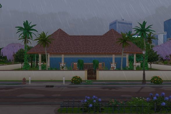 vickiej76's tweet photo. IM sharing the Casa de la Flor Lot on #TheSims4 Gallery! #packshowcase @nelsbuilds #not a starter #showusyourbuilds https://t.co/1GaPfAYQJu