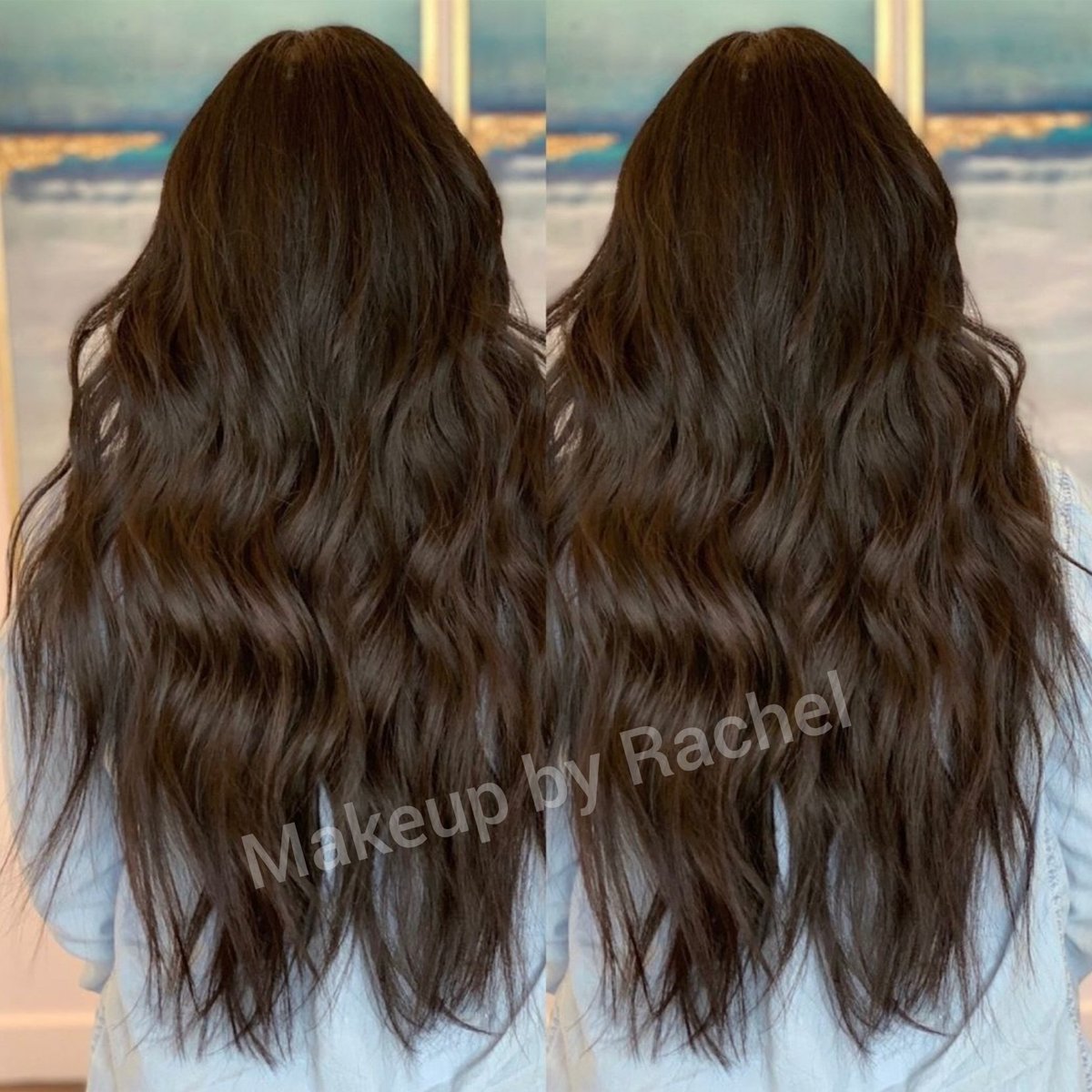 RachelxMUA's tweet photo. #hairstylist #hairstyle #hairextensions #Longhairdontcare #longhair #brunette #beachwaves #extensionstudio https://t.co/ULp6V2YSoW