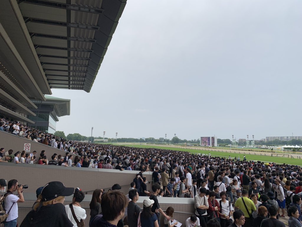 urikennagoya's tweet photo. 今日は良い席で観ております！！
アーモンドアイ頼む！！ https://t.co/lmgxslJTFU