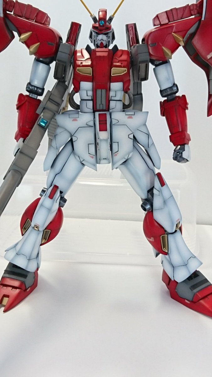 K 12年前に製作したガンダムキラー Gキラー の手直し完了しました コンパチ作品の ガイアセイバー ヒーロー最大の作戦 バトルドッジボールii に登場するmsでmgの旧hi ニューガンダムをベースに製作しています 今見ると反省点ばかりの作品です