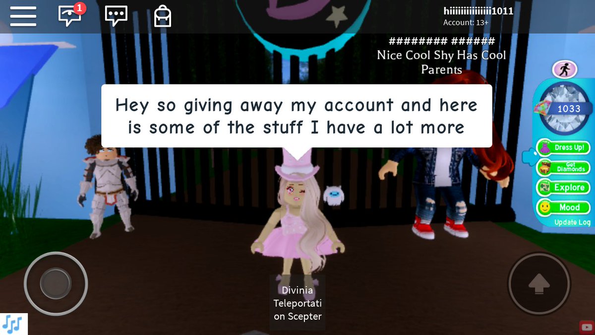 Royal High Fan 101 On Twitter So I Am Giving Away My Roblox Account To One Of U And All U Half To Do Is Like Comment Follow Me And Retweet Thx - giving my roblox account