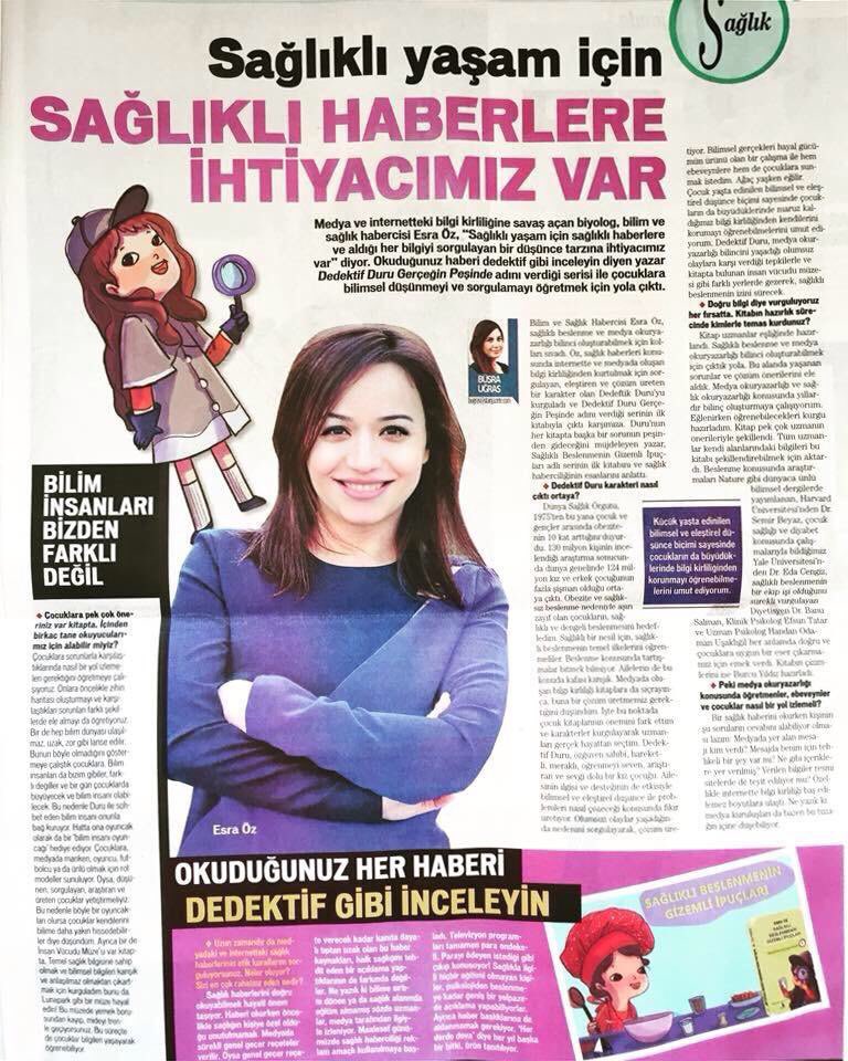 fesraoz's tweet photo. Bir yıl önce Star Gazetesi’nde sağlık haberciliği ve @dedektifduru kitabımın haberini yapan canım @busraugras  🤗😘❤️ https://t.co/KqDoV8mnXE