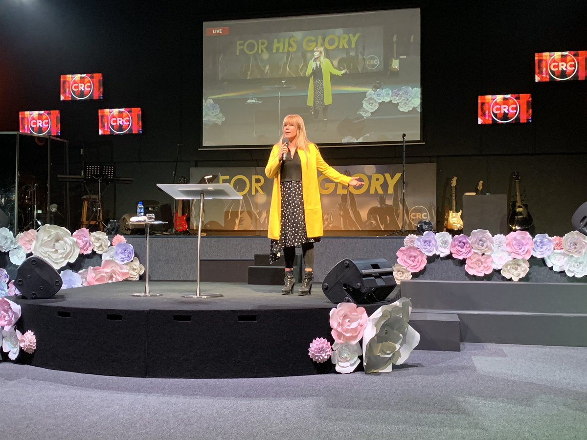 My mommy-Ps Nyretta- preaching at CRC George this morning!!! Building 1 Church in many Locations!!!! #CRCThePlaceToBe #CRCGeorge