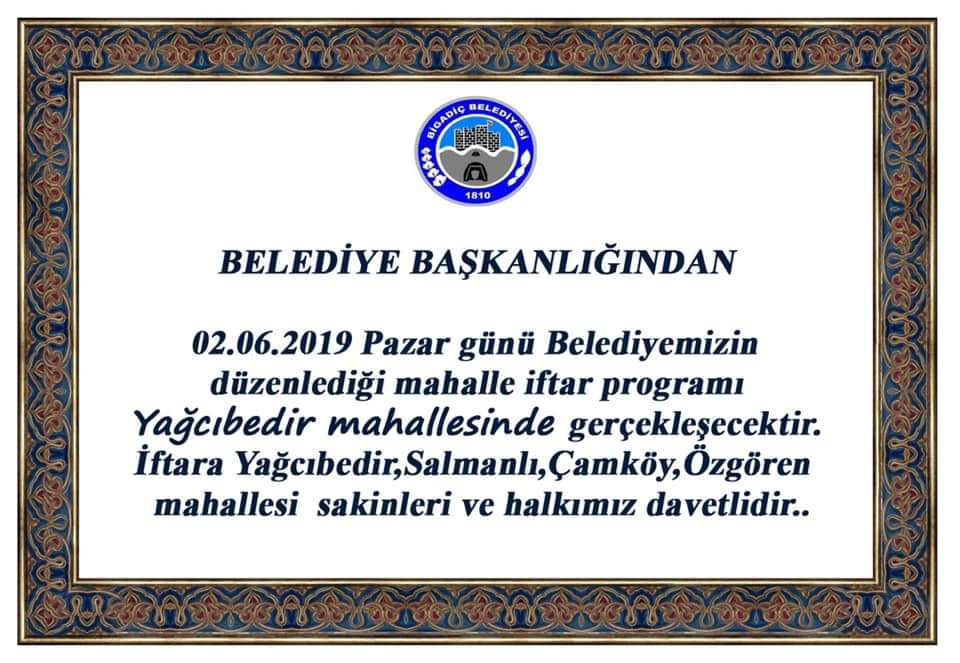 BİGADİÇ BELEDİYESİ (@bigadic_bld) on Twitter photo 