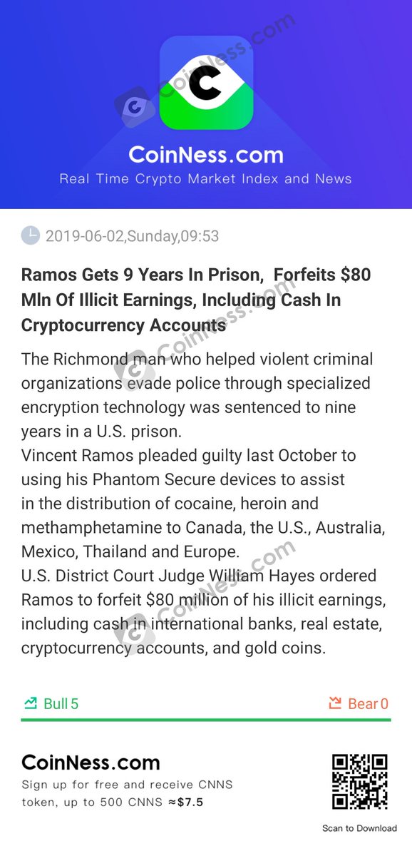 alexml71's tweet image. [Ramos Gets 9 Years In Prison,  Forfeits $80 Mln Of Illicit Earnings, Including Cash In Cryptocurren...

bi.city/s/Ix1D8