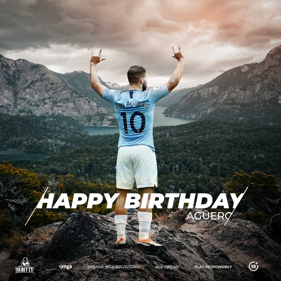  Happy Birthday Sergio Aguero! Today he turns 31    