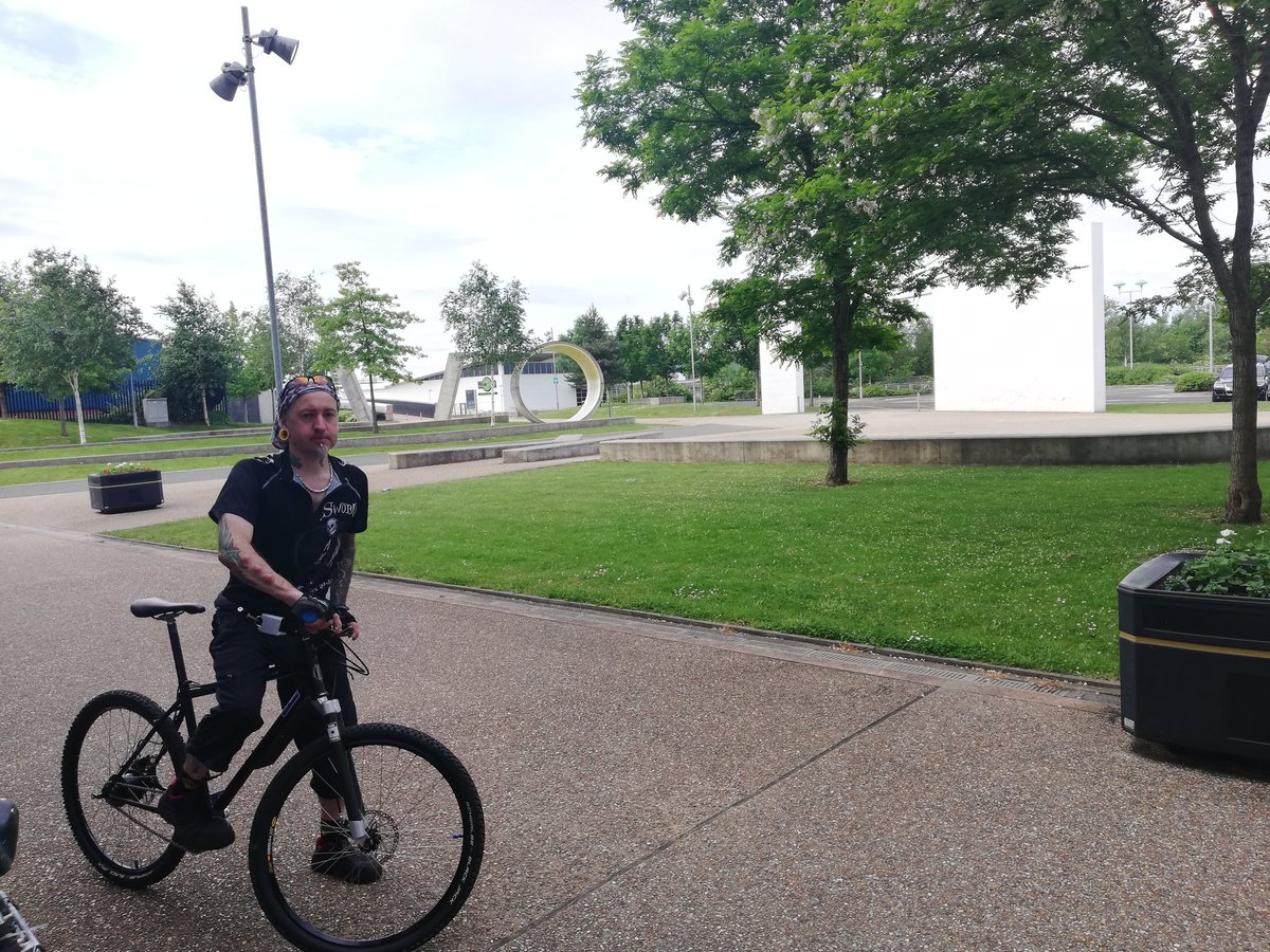 All set for our ride to #Warrington &amp; back 
Don't forget you can still join us from #Sale Town Hall at 10:00
#NWVeloFest
nwvelofest.com