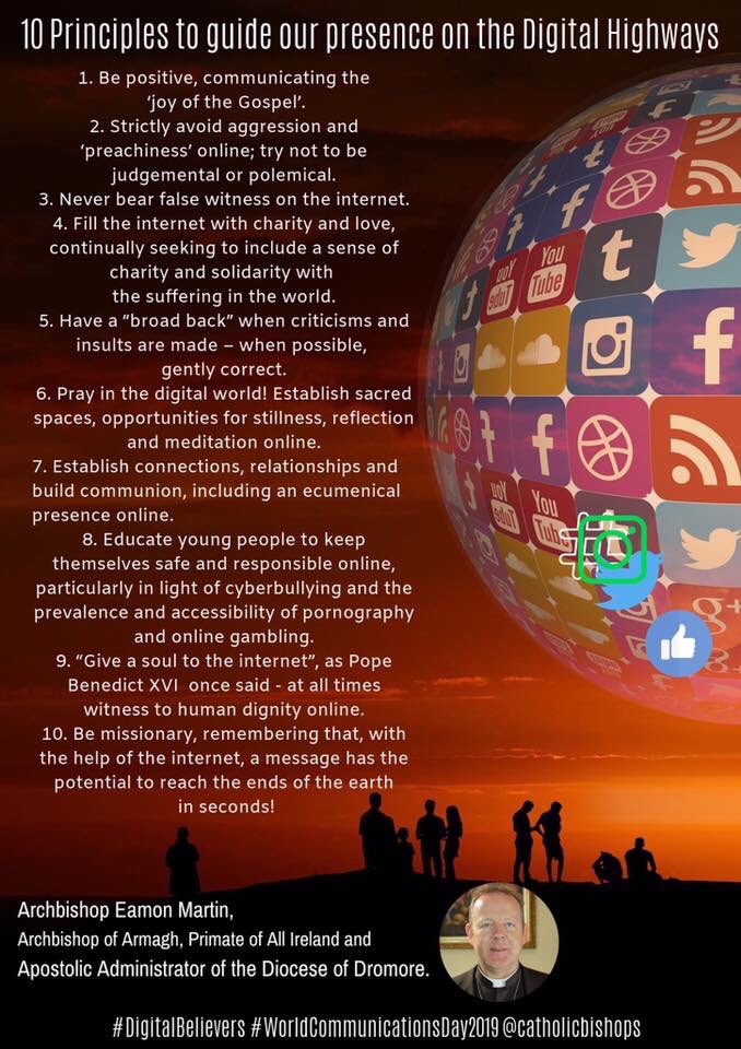 re_cbsomagh's tweet image. Some excellent advice on World Communications Day 2019.