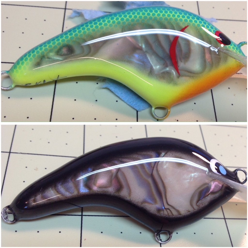 CustomRyans's tweet image. Handmade balsa fishing lures
