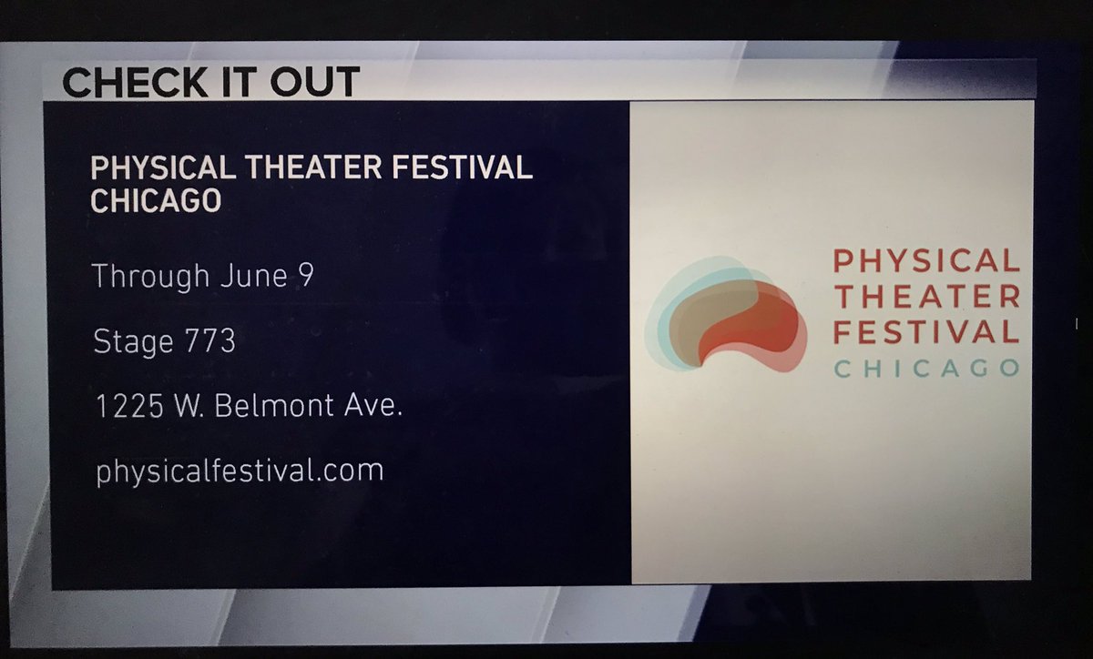PhysicalFestChi's tweet photo. Missed us on @WGNNews ? No worries! Here are some highlights! Make sure to catch Out of Balanz’s last performance of Next Door today at 2pm, and @kallocollective’s final performance of Helga tonight at 5pm! Then stick around for The Raveling by @walkaboutthtr at 8:30pm! https://t.co/wyQdGDR2br