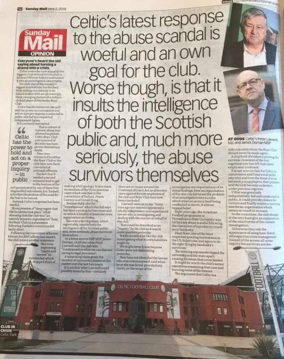 VanguardBears's tweet photo. This Sunday Mail article doesn't miss the Bheasts.

Nowhere to run to..... https://t.co/z5WYYAqkAz