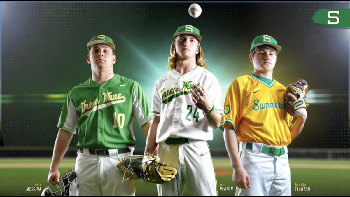 SummervilleBase's tweet photo. Congratulations Cole Messina &amp; AC Heaton for making the 1st Team 5A Diamond Prospects Team &amp; Brodie Blanton for making the 2nd Team 5A Diamond Prospects Team! https://t.co/GyejVyaHrj