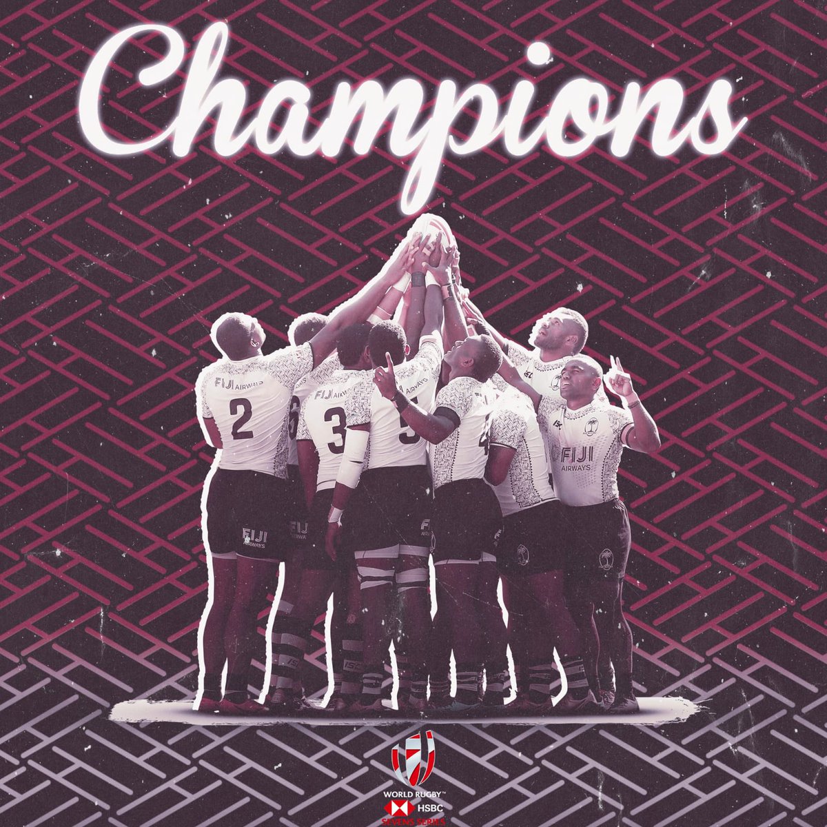 SVNSSeries's tweet photo. FIJI ARE YOUR SERIES CHAMPIONS! 

Their fourth #HSBC7s title 🏆🏆🏆🏆 https://t.co/P3V2rpJr6F