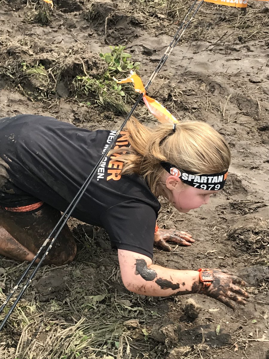 schaeffrcc's tweet photo. Could not be more proud of my little @SpartanRace kids. That all waited out the rain and endured the mud to finish the race. They are back for more today. #TrifectaBound AROO! #SpartanChicago https://t.co/F7MOcvhqFG
