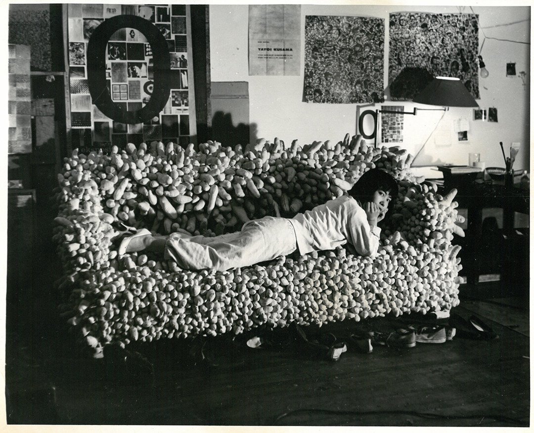 collectiveshift's tweet photo. Having a restful Sunday 😌

Timeless #YayoiKusama reclines on Accumulation Nº2, 1962 https://t.co/a3zYKv29uH