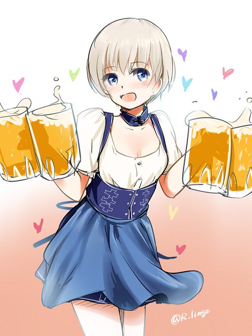 ビール!ビール!
#艦これ版深夜の真剣お絵描き60分一本勝負 #艦これ版真剣お絵描き60分一本勝負_20190602 