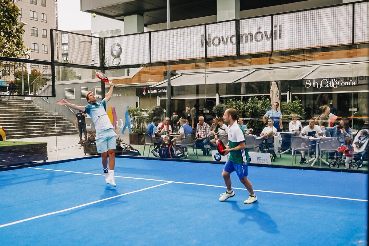 PipiRonUp's tweet photo. #BMWPÁDELGRANDTOUR2019 Novena prueba del circuito Torneo 🏆 @BMWNovomovil en CSC @somospadel  #ACoruña SÚPER CLINIC con @Sebanerone y @11alexruiz A DISFRUTARLO 🎾🎾‼️ https://t.co/hFSrYyCJH7