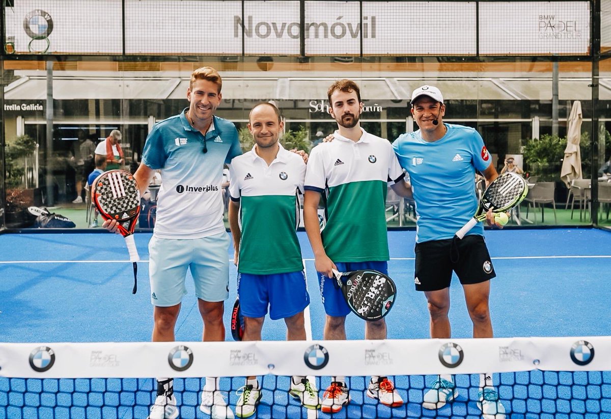 PipiRonUp's tweet photo. #BMWPÁDELGRANDTOUR2019 Novena prueba del circuito Torneo 🏆 @BMWNovomovil en CSC @somospadel  #ACoruña SÚPER CLINIC con @Sebanerone y @11alexruiz A DISFRUTARLO 🎾🎾‼️ https://t.co/hFSrYyCJH7