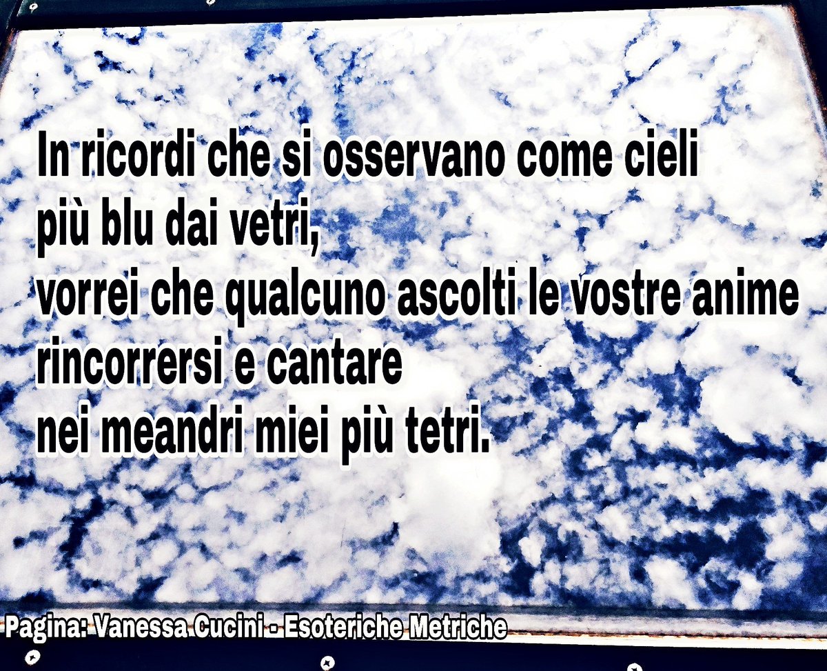VMetriche's tweet photo. #ScrivoDellEssere #scrivoarte #CasaLettori #Lettori #VentagliDiParole #Libro #Poesia https://t.co/9NGlsNpPnN