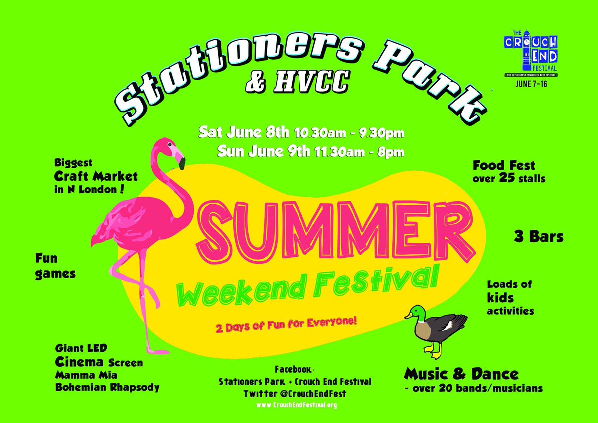 Stroud Green WI (@stroudgreenwi) on Twitter photo Looking forward to having our cake stall at Stationers Park <a href="/WeekendFestN8/">Summer Weekend Festival</a> part of <a href="/crouchendfest/">Crouch End Festival</a> on Sat 8 June. It’s going to be a great weekend, come along! Looking forward to having our cake stall at Stationers Park <a href="/WeekendFestN8/">Summer Weekend Festival</a> part of <a href="/crouchendfest/">Crouch End Festival</a> on Sat 8 June. It’s going to be a great weekend, come along!