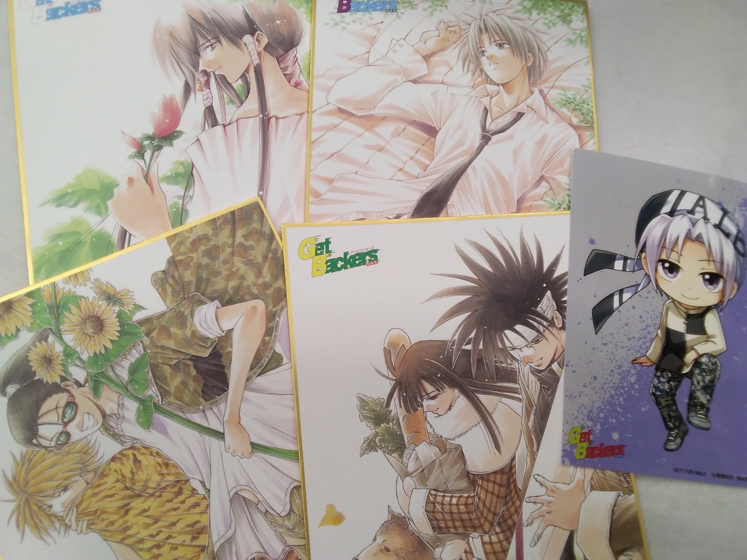 ☆クリアファイル☆ ゲットバッカーズ GetBackers 奪還屋 赤屍