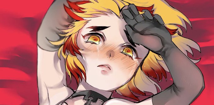 さねさんがTwitterに投稿した煉獄杏寿郎(鬼滅の刃)のイラスト。