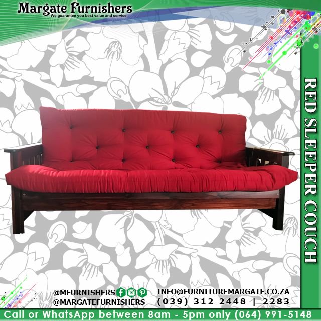 A perfect marriage of style, comfort & function have been achieved in the design of this exquisite wood base red sleeper couch – more info buff.ly/30974yM

#SleeperCouch #Furniture #CustomMade #KZNSouthCoast #MustHave #FunctionalFurniture #HomeDecor #QualityFurniture