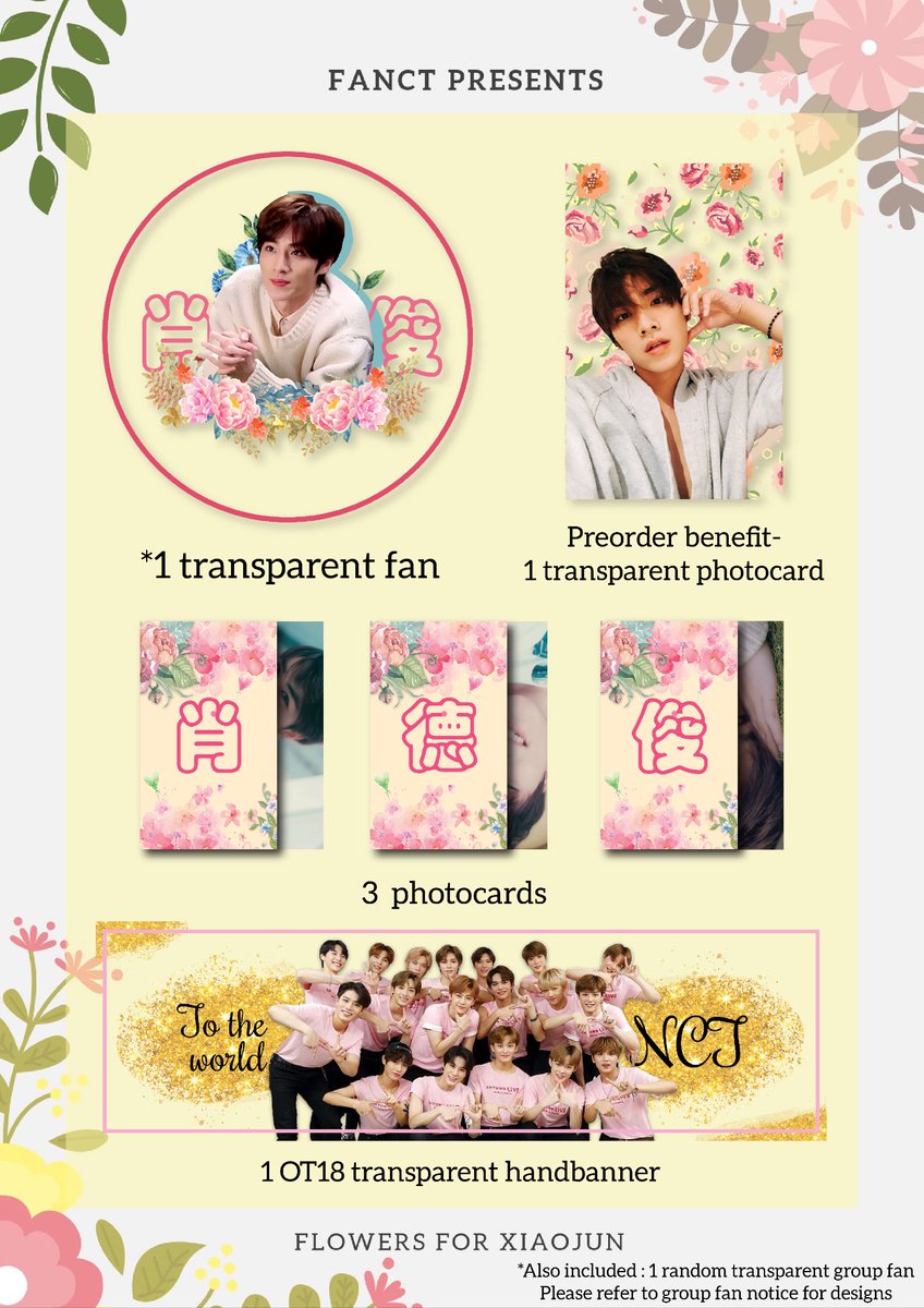 fanct_'s tweet photo. โจ๐ฑ
-
๐ Diamond NCT ๐
๐ Transparent themed fansupport for July and August babies! ๐
๐ฑ RM28 (7 USD)/Member
๐ฑ RM90 (22 USD)/All
Please dm to request for overseas G.Os.
Deadline: 15/6/19
5 lucky people who rt this thread will be chosen to win the fankits!! ๐ https://t.co/nJVA6CPqYD