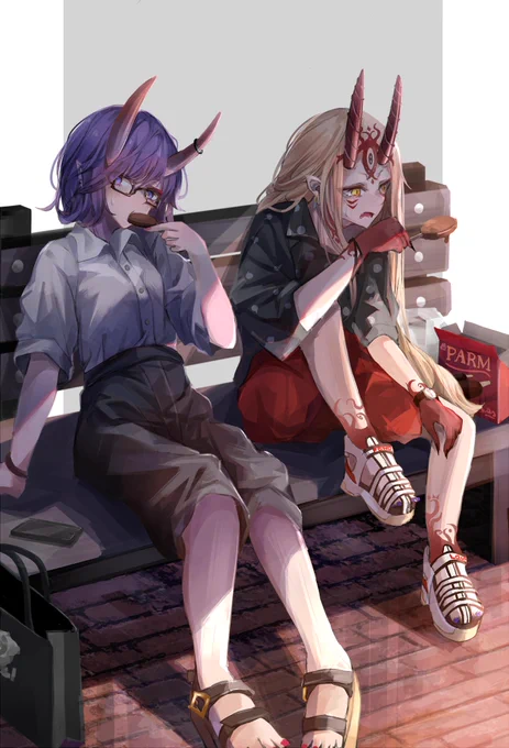 休憩 