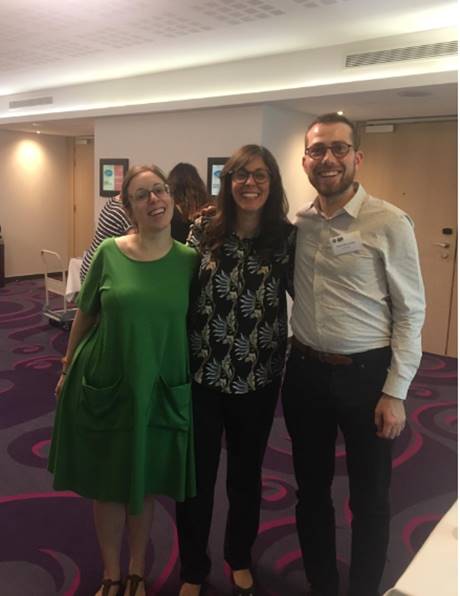 MyEDF's tweet photo. During the #EDFAGA we had the pleasure to have three "generations" of Social Policy officers. @laura_marchet , @simogiarratano and, of course, our current Social Policy officer @HaydnHammer! #EDFAGA https://t.co/giuYcgXxsc
