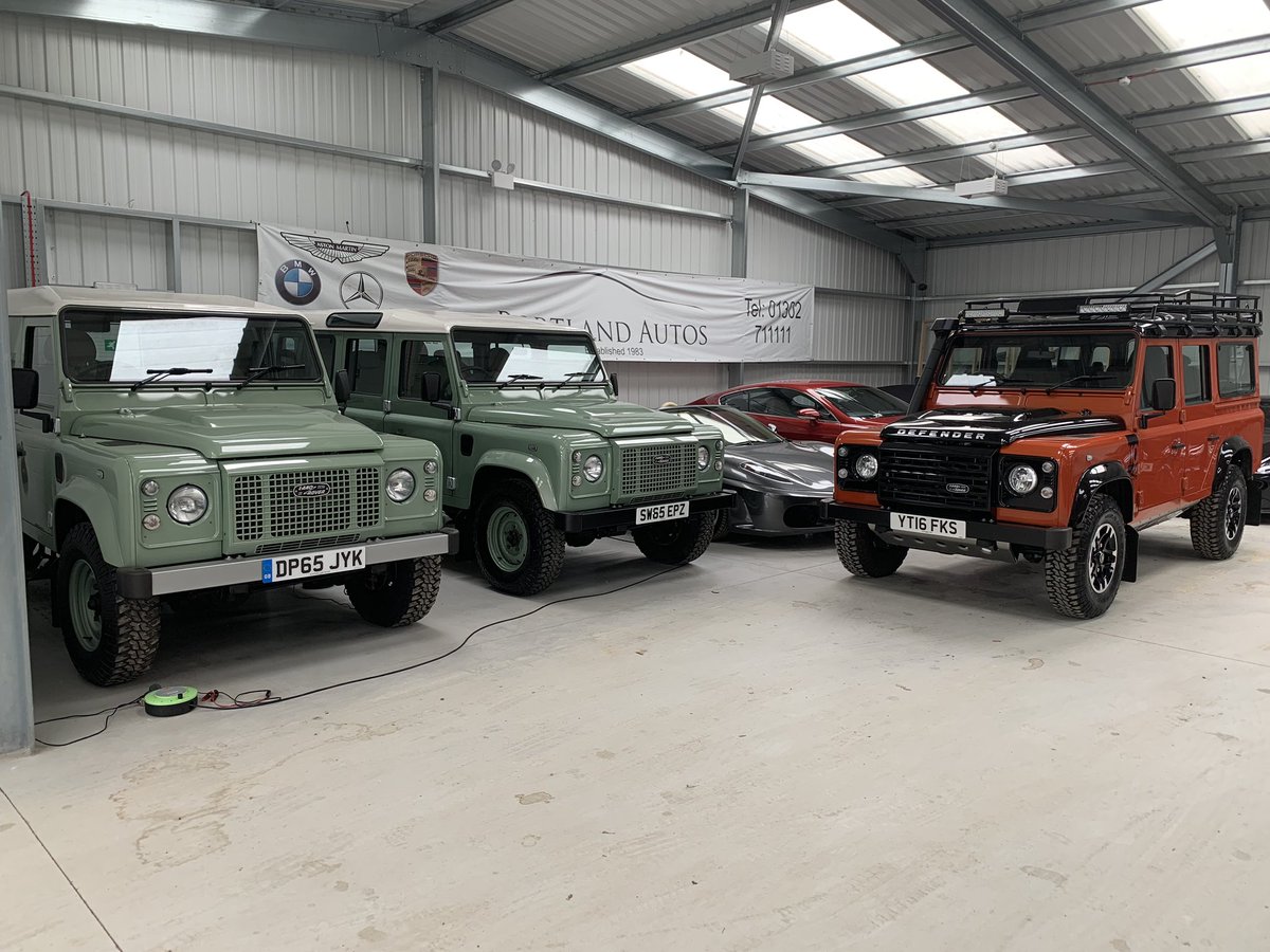 PortlandAutos's tweet image. 3 very special defenders at Portland at the moment. Look on our webpage portlandautos.co.uk