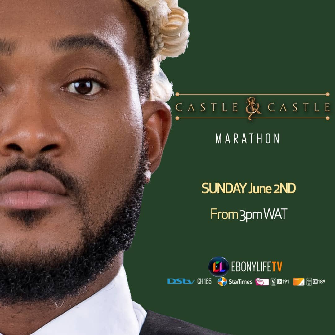 ELDrama_'s tweet photo. Pour yourself a glass of wine and enjoy #CastleandCastle marathon, TODAY from 3pm WAT! Only on #EbonyLifeTV #DStv channel 165 and #StarTimes channels 191 (DTH) &amp; 189 (DTT). #NollywoodSeries #Legalseries https://t.co/3L9N85Bvn6