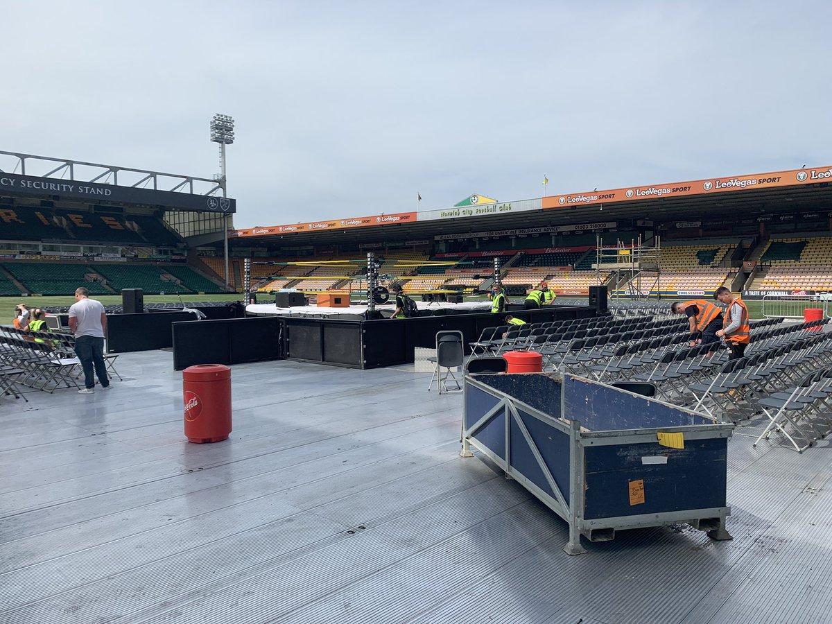 BBCNorfolk's tweet image. Some more pictures from today’s TQ finale at Carrow Road @Fightmare_ ...