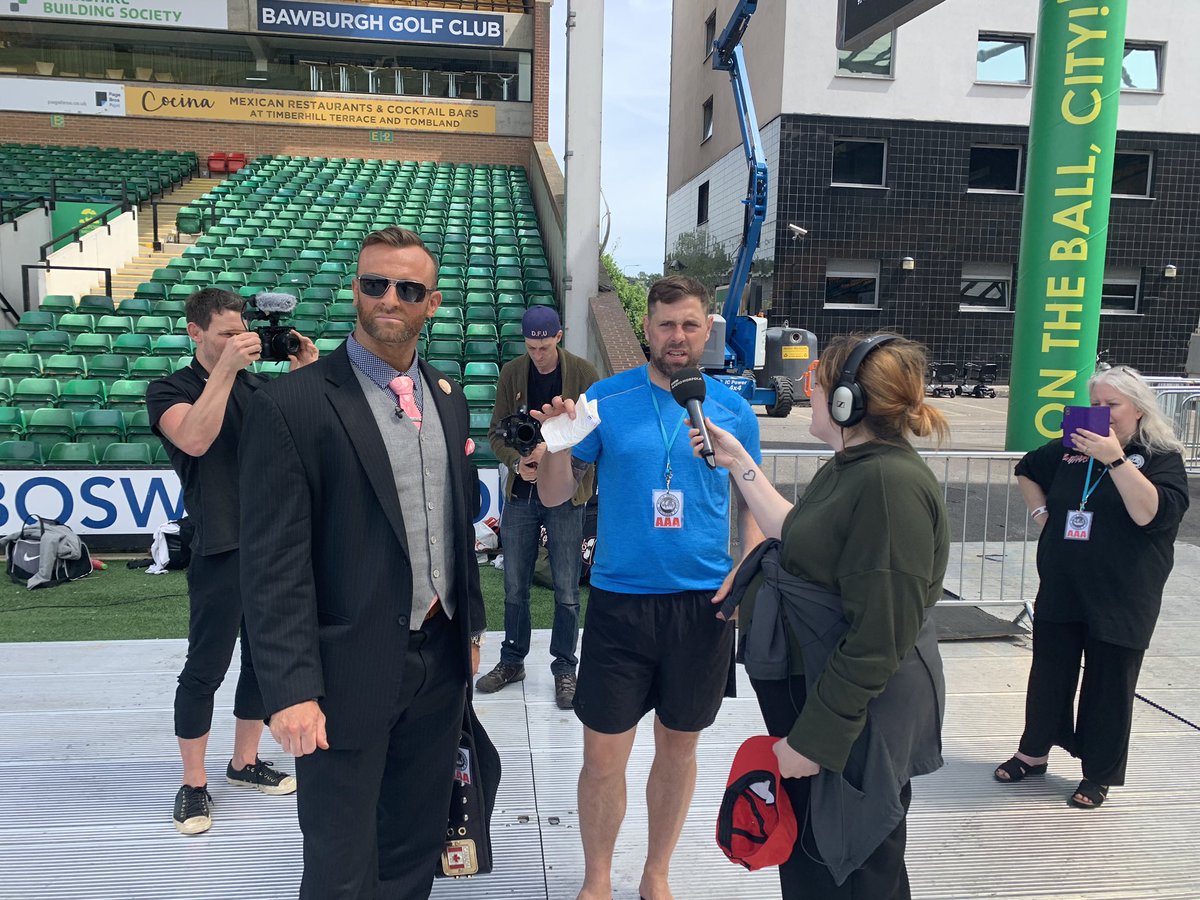 BBCNorfolk's tweet image. Some more pictures from today’s TQ finale at Carrow Road @Fightmare_ ...