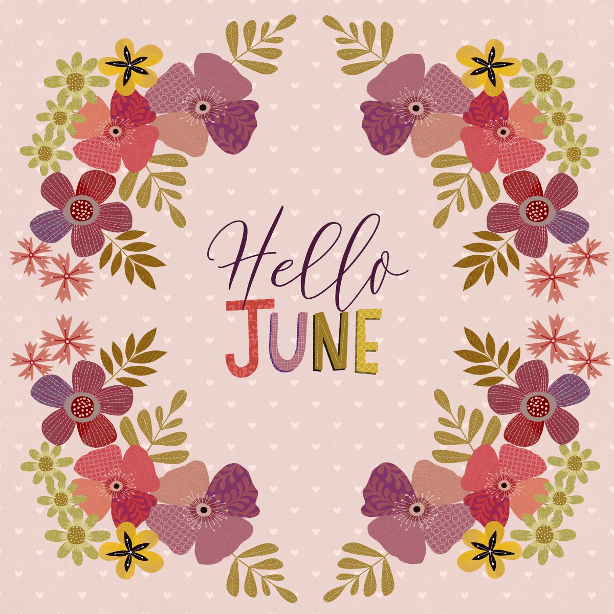 Can’t believe it’s June, the weather is definitely saying something different! #mizzle #june #illustration #typography #surfacepattern