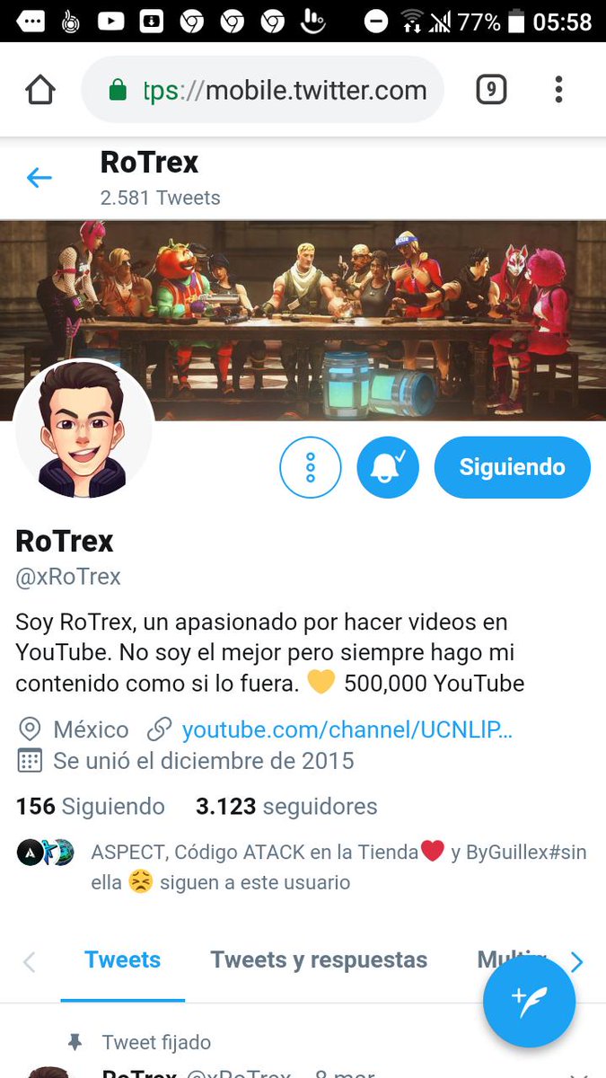 Brayan34_17's tweet photo. @xRoTrex 
@thegullex 
Ua cumpli con los requisitos y segui a los dos en sus redes sociales quisa y me dan mas posibilidad de ganar. https://t.co/PSPX8MRAot