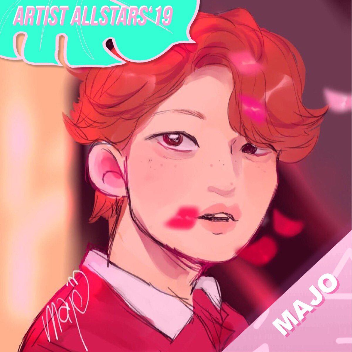_flamingopark's tweet photo. 🌸 today we introduce you to @_hajimajo 🙌🏻
A german digital and traditional artists with a big love for kpop, especially bts &amp; svt! 
_____
#sharingiscaring #artist #allstars #flamingozine #girlsgirlsgirls2 #ggg2 #flamingofriends #artsona #meettheartist #flamingopark https://t.co/1sBSewvrBG