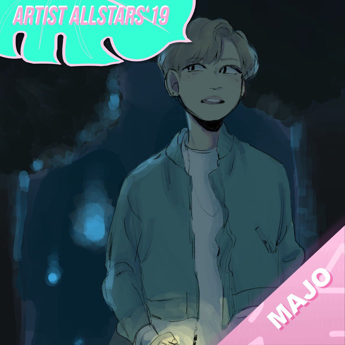 _flamingopark's tweet photo. 🌸 today we introduce you to @_hajimajo 🙌🏻
A german digital and traditional artists with a big love for kpop, especially bts &amp; svt! 
_____
#sharingiscaring #artist #allstars #flamingozine #girlsgirlsgirls2 #ggg2 #flamingofriends #artsona #meettheartist #flamingopark https://t.co/1sBSewvrBG