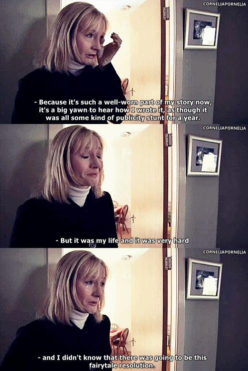 PotterWorldUK's tweet photo. J.K. Rowling talks about living with depression while writing Harry Potter. https://t.co/957cMN2QAT