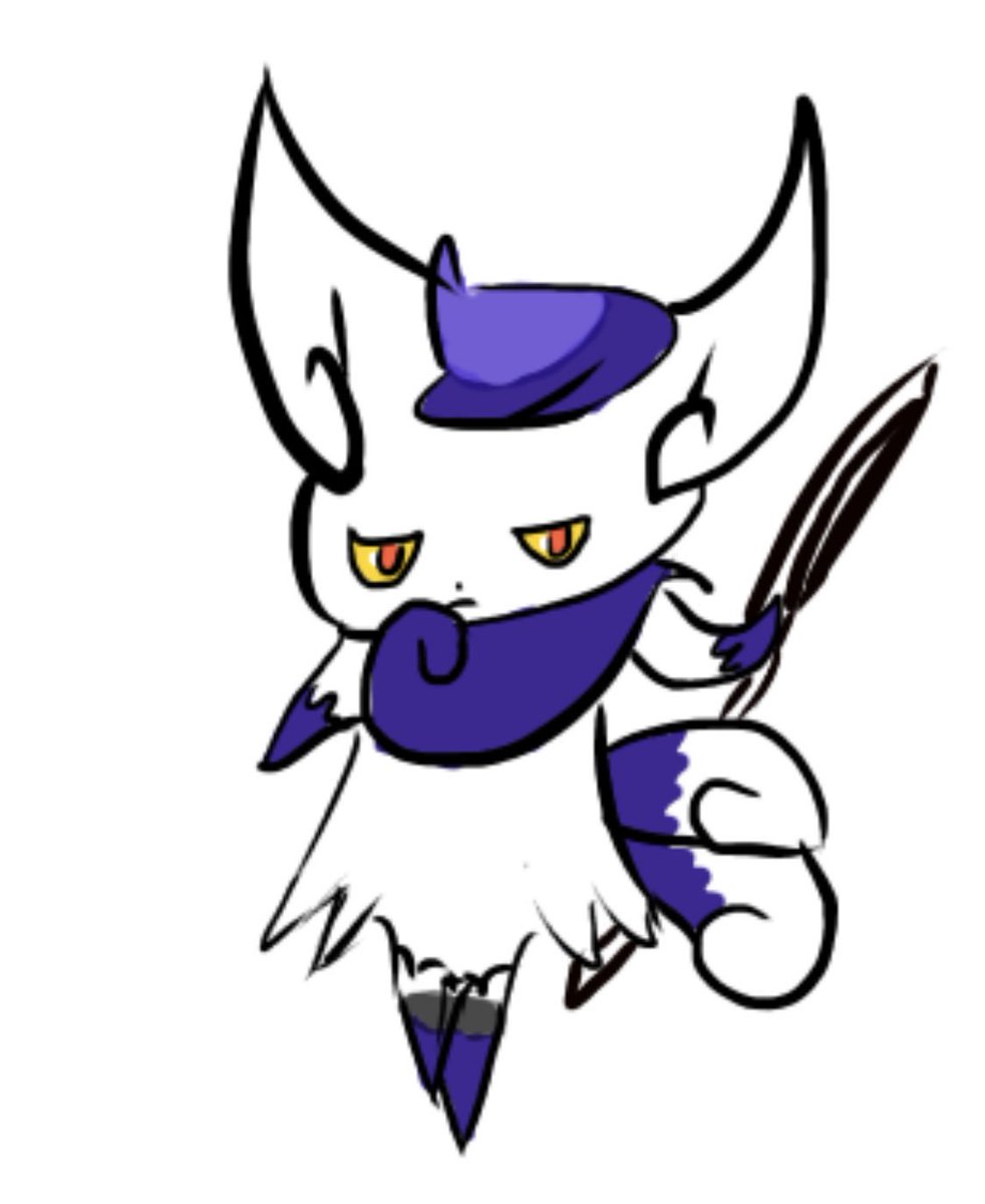 夜刃 猫詩人 ニャオニクス メス アイビス 指描き